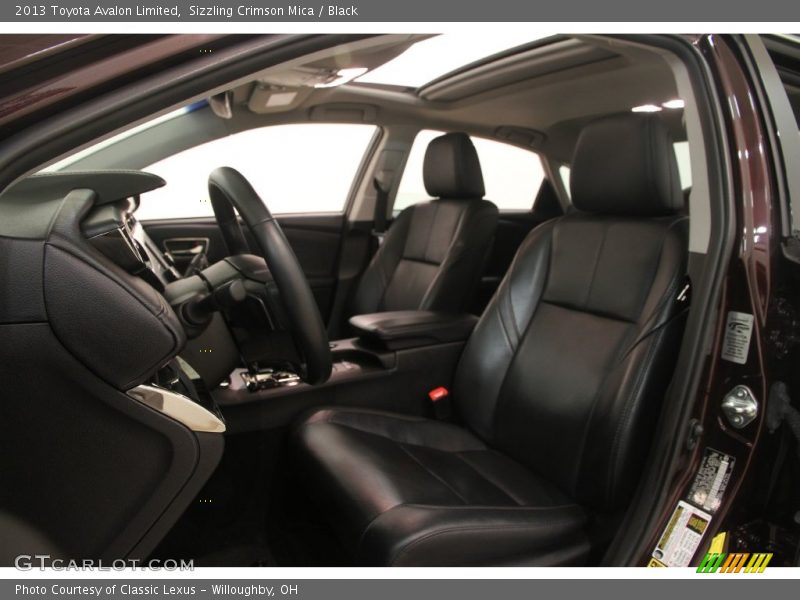 Sizzling Crimson Mica / Black 2013 Toyota Avalon Limited