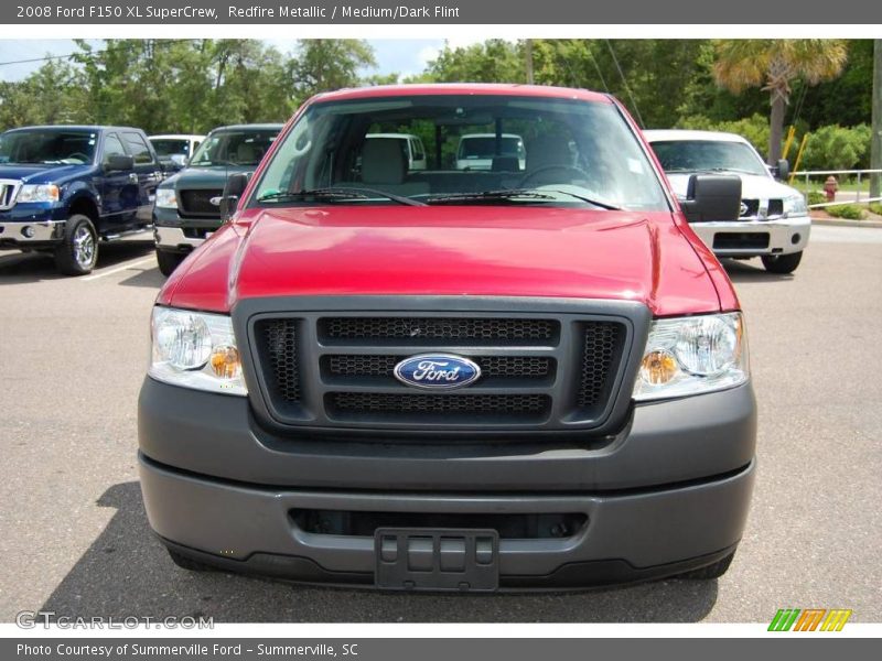 Redfire Metallic / Medium/Dark Flint 2008 Ford F150 XL SuperCrew