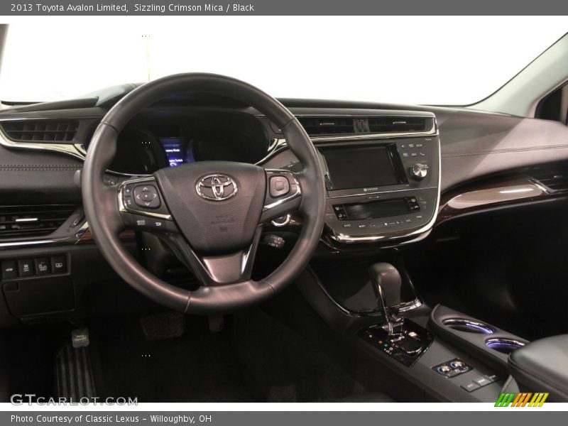 Sizzling Crimson Mica / Black 2013 Toyota Avalon Limited