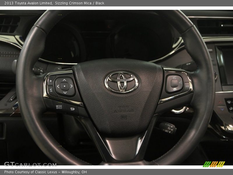 Sizzling Crimson Mica / Black 2013 Toyota Avalon Limited