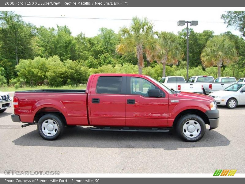 Redfire Metallic / Medium/Dark Flint 2008 Ford F150 XL SuperCrew