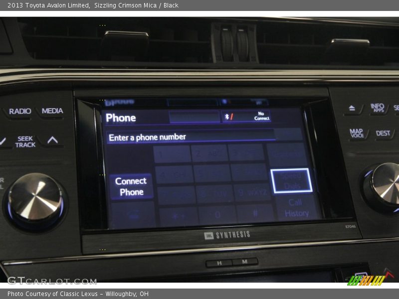 Sizzling Crimson Mica / Black 2013 Toyota Avalon Limited