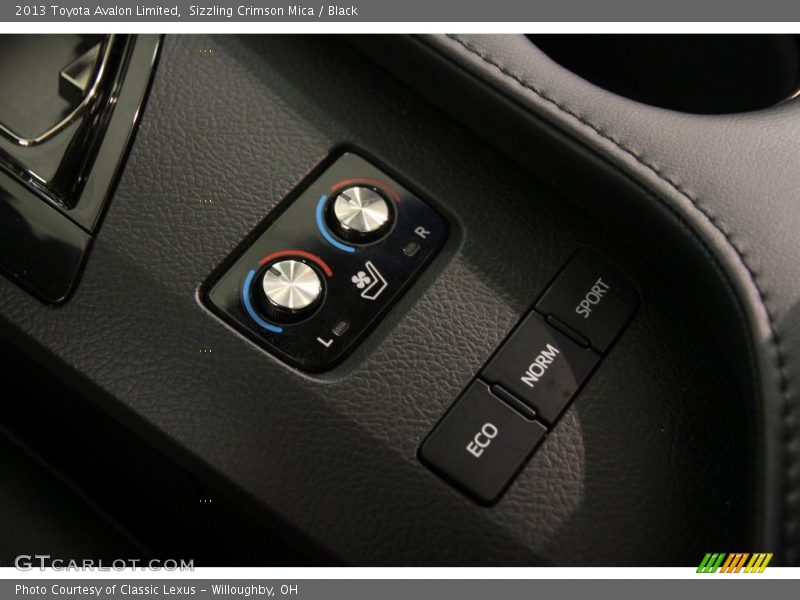 Sizzling Crimson Mica / Black 2013 Toyota Avalon Limited