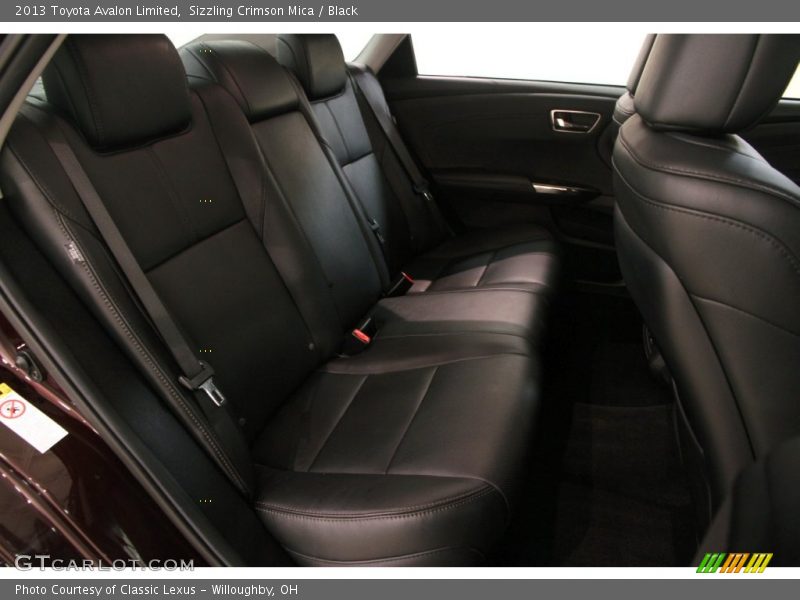 Sizzling Crimson Mica / Black 2013 Toyota Avalon Limited