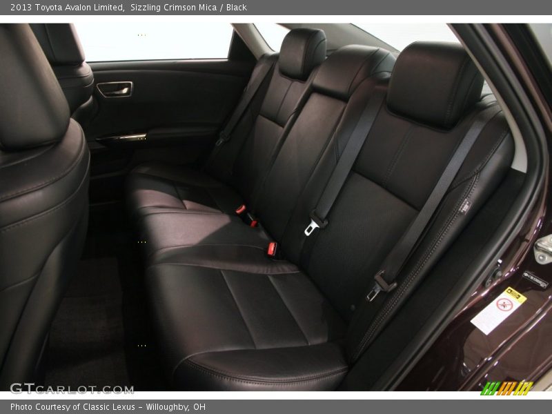 Sizzling Crimson Mica / Black 2013 Toyota Avalon Limited