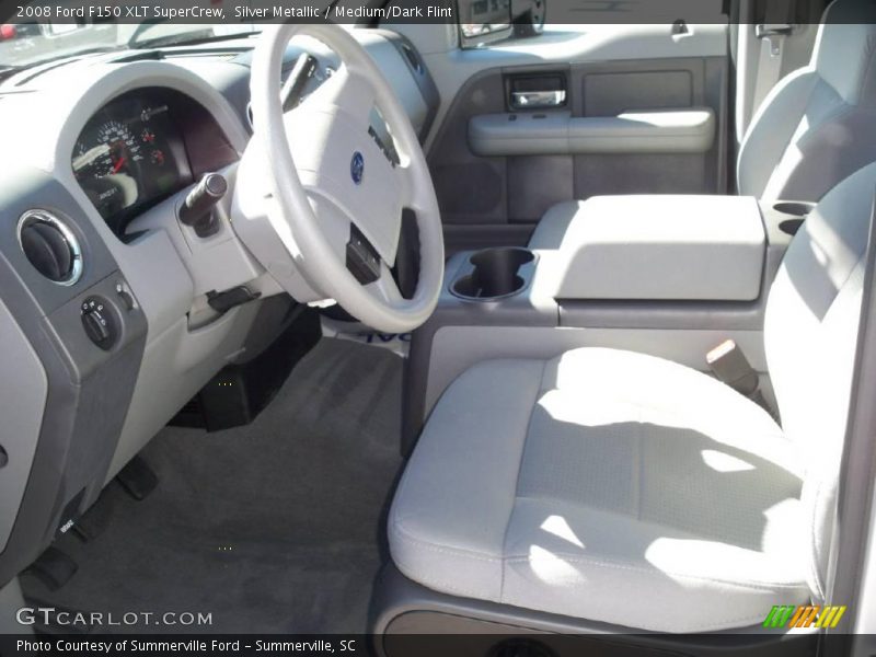 Silver Metallic / Medium/Dark Flint 2008 Ford F150 XLT SuperCrew