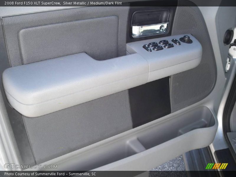 Silver Metallic / Medium/Dark Flint 2008 Ford F150 XLT SuperCrew