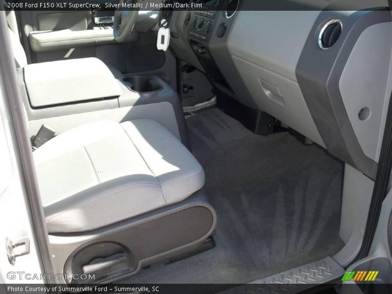 Silver Metallic / Medium/Dark Flint 2008 Ford F150 XLT SuperCrew