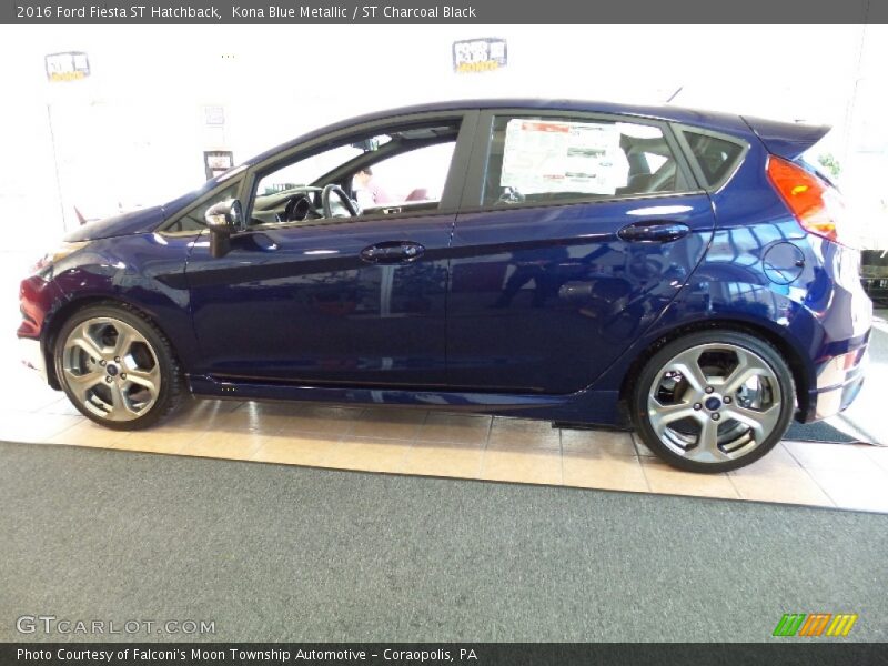 Kona Blue Metallic / ST Charcoal Black 2016 Ford Fiesta ST Hatchback