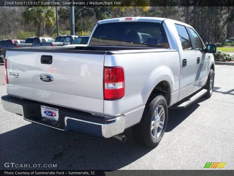 Silver Metallic / Medium/Dark Flint 2008 Ford F150 XLT SuperCrew