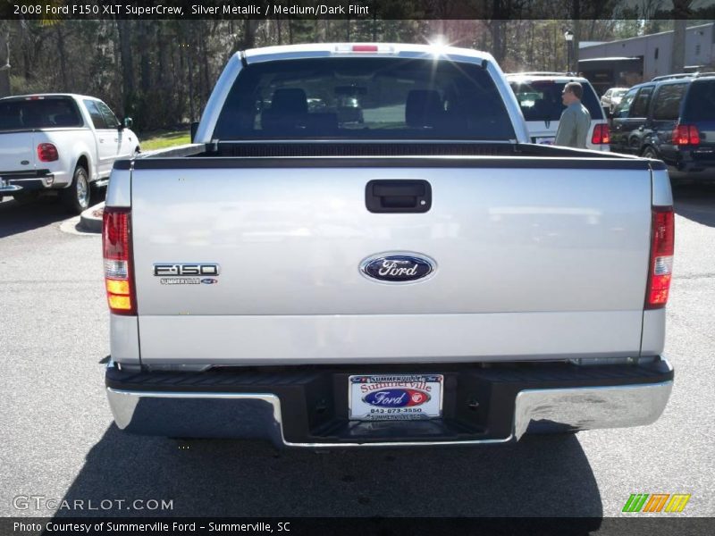 Silver Metallic / Medium/Dark Flint 2008 Ford F150 XLT SuperCrew