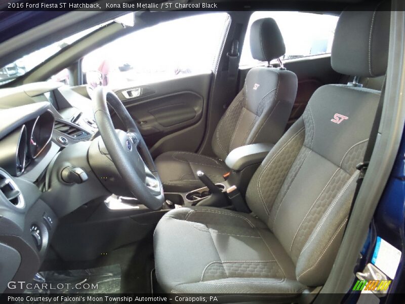 Kona Blue Metallic / ST Charcoal Black 2016 Ford Fiesta ST Hatchback