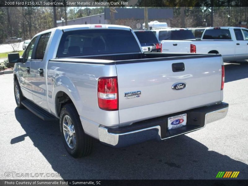 Silver Metallic / Medium/Dark Flint 2008 Ford F150 XLT SuperCrew