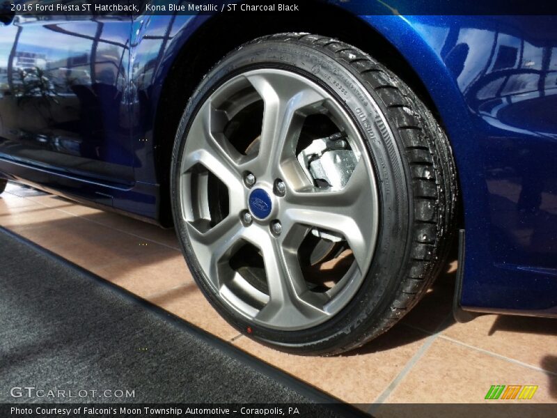 Kona Blue Metallic / ST Charcoal Black 2016 Ford Fiesta ST Hatchback