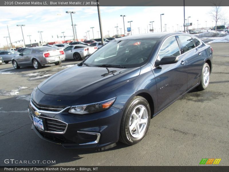 Blue Velvet Metallic / Jet Black 2016 Chevrolet Malibu LS