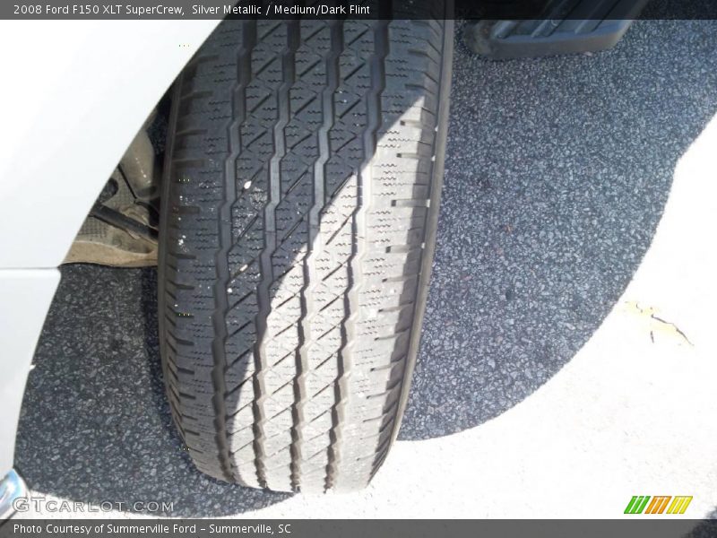 Silver Metallic / Medium/Dark Flint 2008 Ford F150 XLT SuperCrew