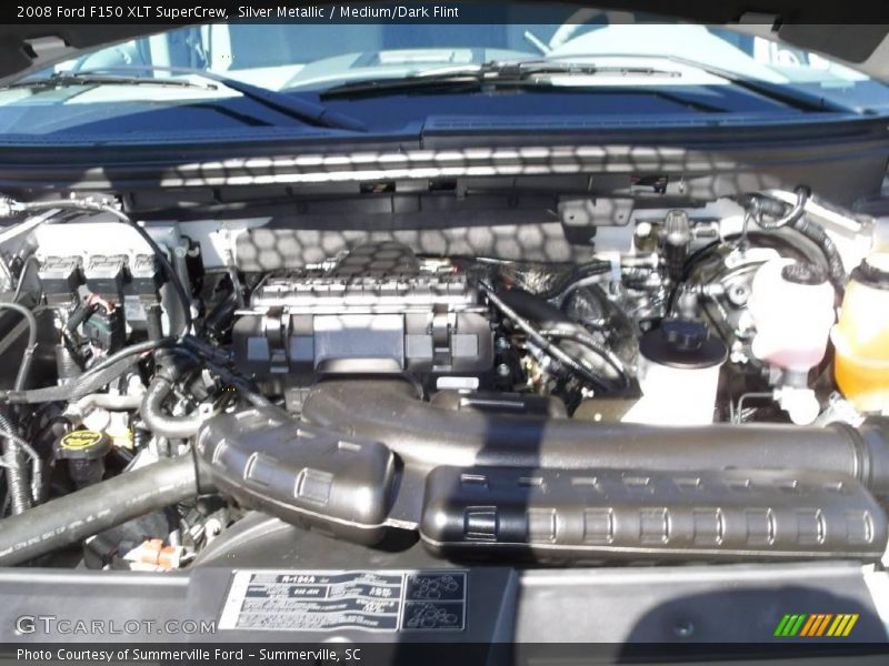 Silver Metallic / Medium/Dark Flint 2008 Ford F150 XLT SuperCrew