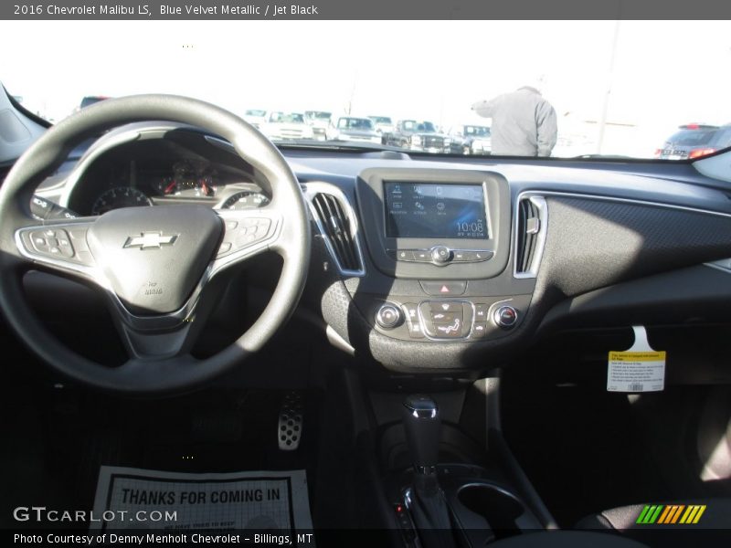 Blue Velvet Metallic / Jet Black 2016 Chevrolet Malibu LS