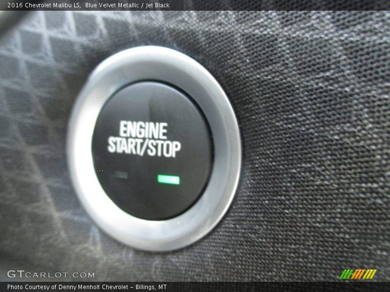 Blue Velvet Metallic / Jet Black 2016 Chevrolet Malibu LS