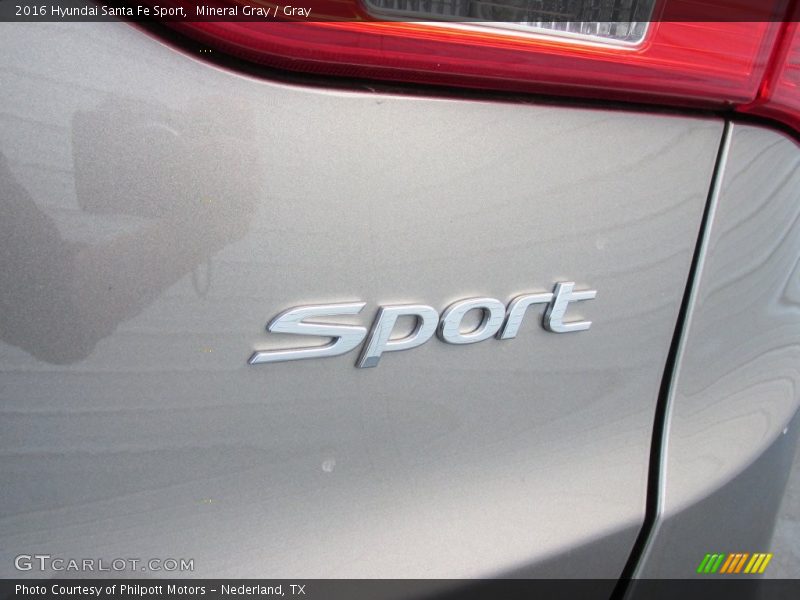 Mineral Gray / Gray 2016 Hyundai Santa Fe Sport