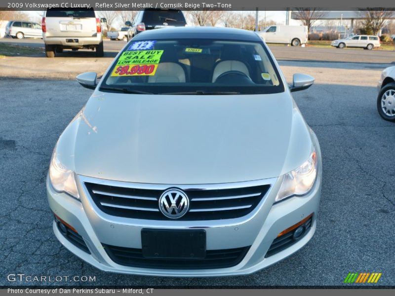 Reflex Silver Metallic / Cornsilk Beige Two-Tone 2009 Volkswagen CC Luxury