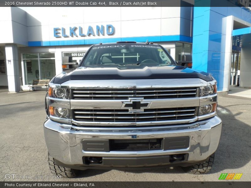 Black / Dark Ash/Jet Black 2016 Chevrolet Silverado 2500HD WT Double Cab 4x4