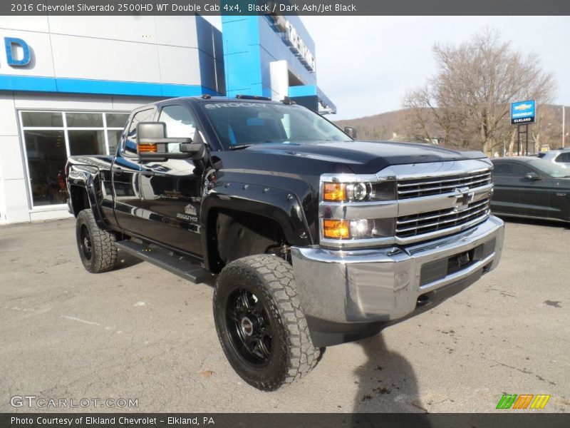 Black / Dark Ash/Jet Black 2016 Chevrolet Silverado 2500HD WT Double Cab 4x4