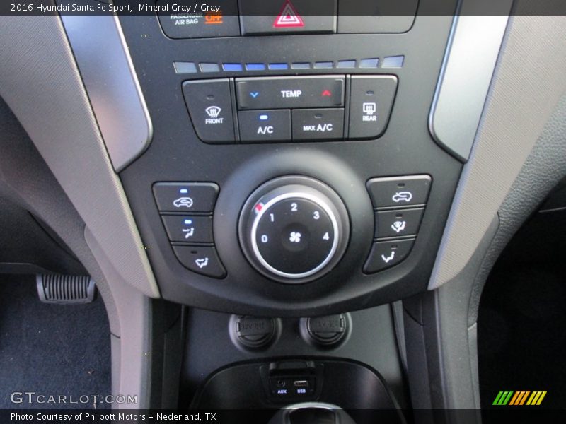 Mineral Gray / Gray 2016 Hyundai Santa Fe Sport