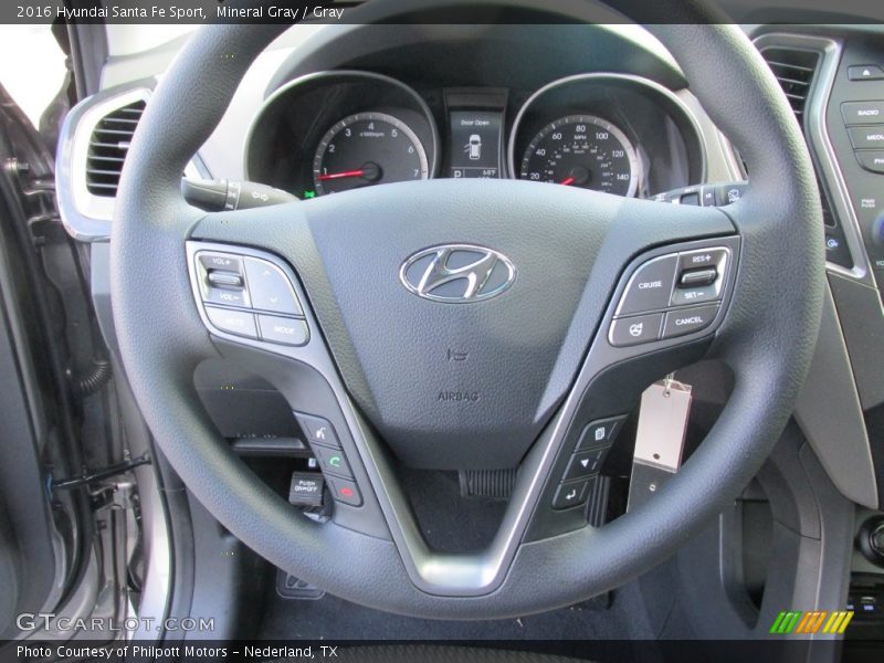 Mineral Gray / Gray 2016 Hyundai Santa Fe Sport