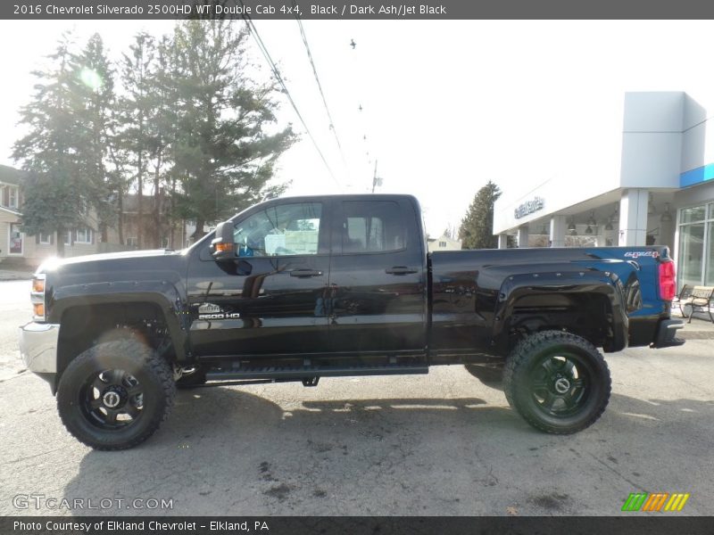 Black / Dark Ash/Jet Black 2016 Chevrolet Silverado 2500HD WT Double Cab 4x4