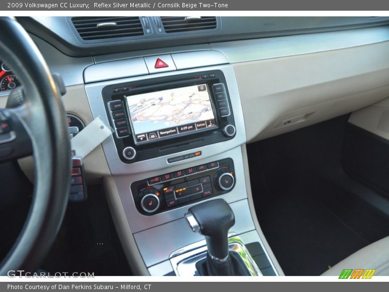 Reflex Silver Metallic / Cornsilk Beige Two-Tone 2009 Volkswagen CC Luxury