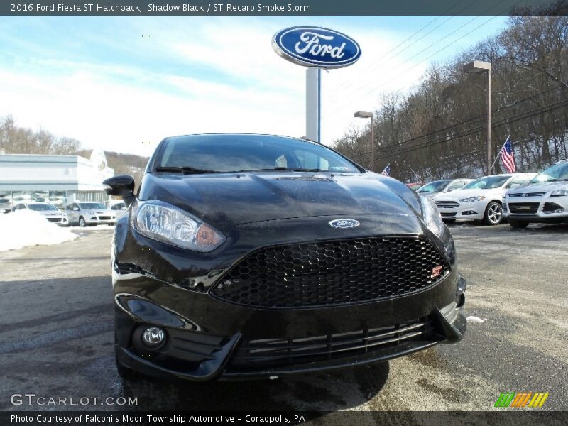 Shadow Black / ST Recaro Smoke Storm 2016 Ford Fiesta ST Hatchback