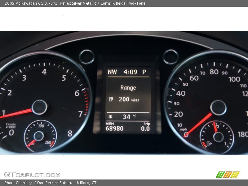 Reflex Silver Metallic / Cornsilk Beige Two-Tone 2009 Volkswagen CC Luxury