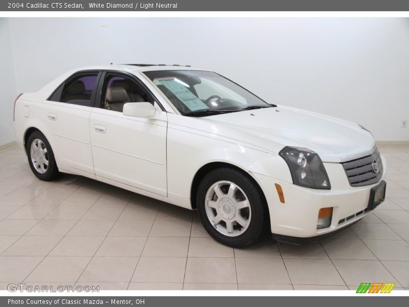 White Diamond / Light Neutral 2004 Cadillac CTS Sedan