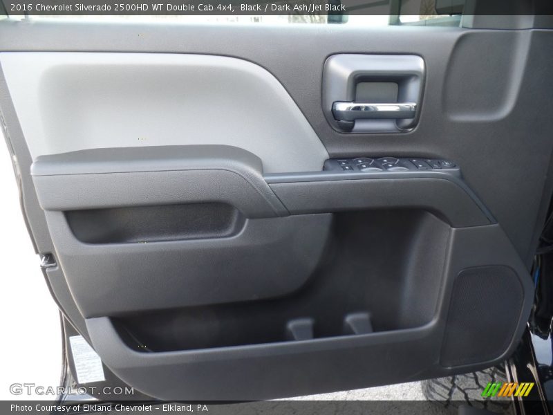 Black / Dark Ash/Jet Black 2016 Chevrolet Silverado 2500HD WT Double Cab 4x4