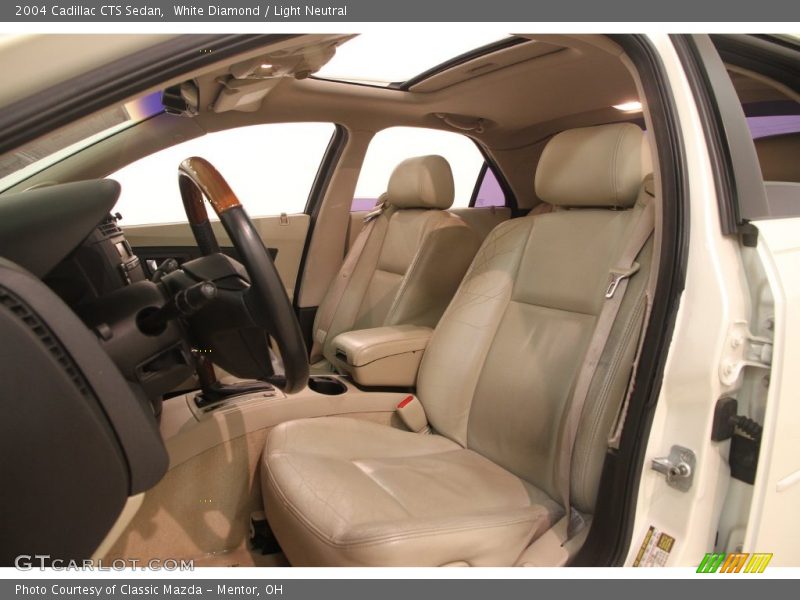 White Diamond / Light Neutral 2004 Cadillac CTS Sedan