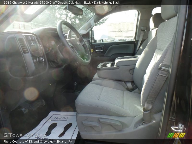 Black / Dark Ash/Jet Black 2016 Chevrolet Silverado 2500HD WT Double Cab 4x4