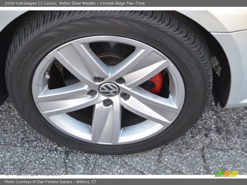Reflex Silver Metallic / Cornsilk Beige Two-Tone 2009 Volkswagen CC Luxury