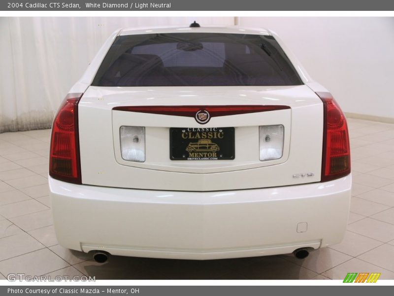 White Diamond / Light Neutral 2004 Cadillac CTS Sedan