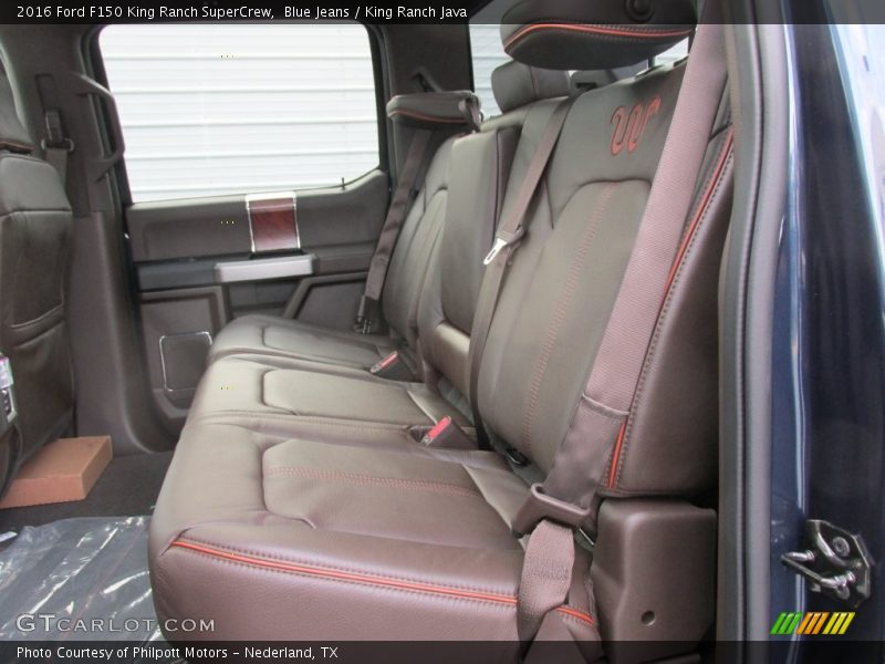 Rear Seat of 2016 F150 King Ranch SuperCrew
