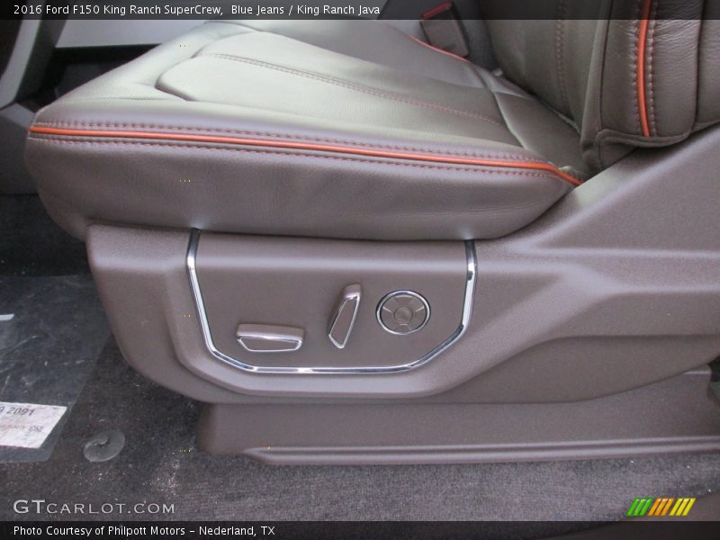Front Seat of 2016 F150 King Ranch SuperCrew