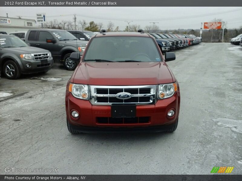 Toreador Red Metallic / Charcoal Black 2012 Ford Escape XLT