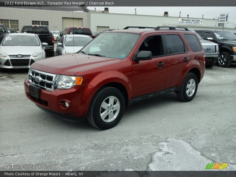 Toreador Red Metallic / Charcoal Black 2012 Ford Escape XLT
