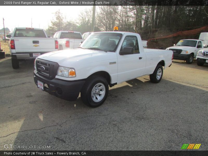 Oxford White / Medium Dark Flint 2009 Ford Ranger XL Regular Cab