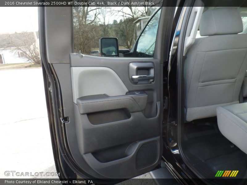 Black / Dark Ash/Jet Black 2016 Chevrolet Silverado 2500HD WT Double Cab 4x4