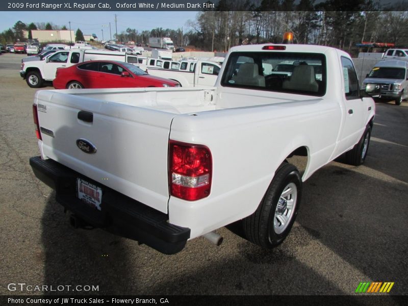 Oxford White / Medium Dark Flint 2009 Ford Ranger XL Regular Cab