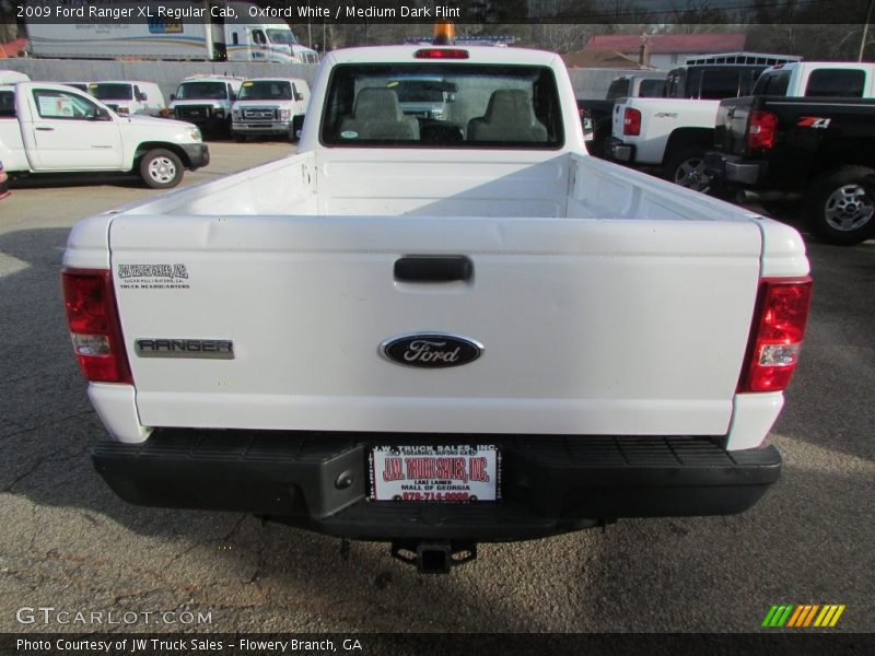 Oxford White / Medium Dark Flint 2009 Ford Ranger XL Regular Cab