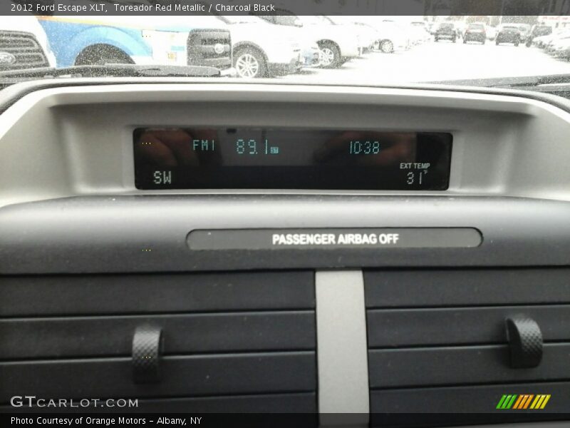 Toreador Red Metallic / Charcoal Black 2012 Ford Escape XLT