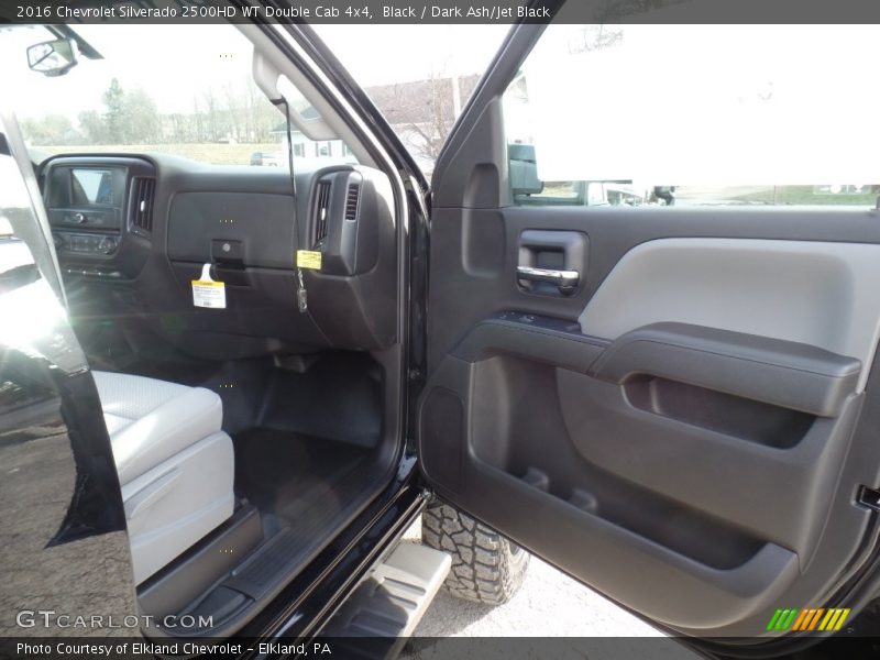 Black / Dark Ash/Jet Black 2016 Chevrolet Silverado 2500HD WT Double Cab 4x4
