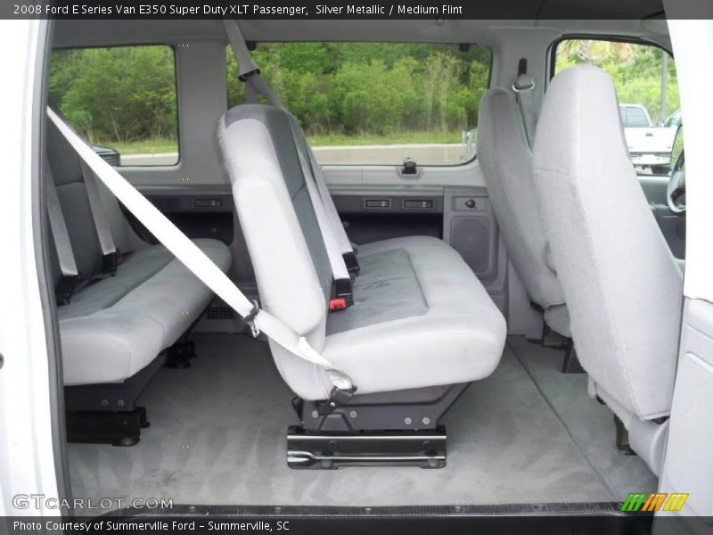 Silver Metallic / Medium Flint 2008 Ford E Series Van E350 Super Duty XLT Passenger